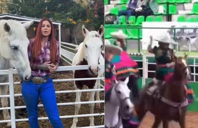 Denuncia A.C. poblana presunto maltrato animal en Congreso Nacional Charro de SLP