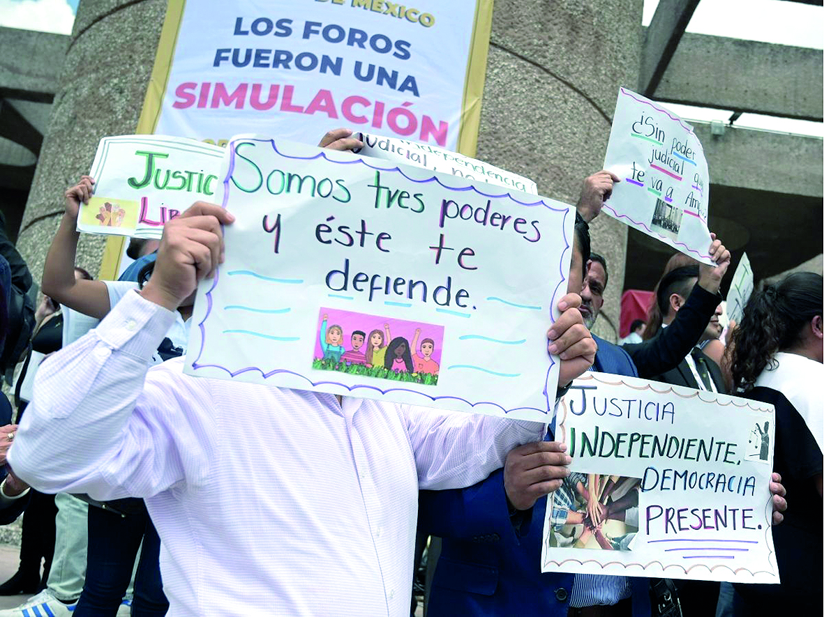 Magistrados y jueces amagan con paro nacional si no se frena la Reforma Judicial