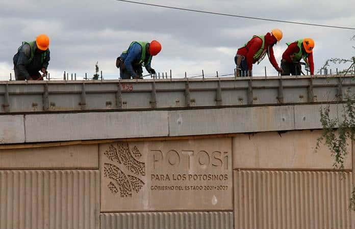 Mas del doble, cuesta obra similar realizada por el gobernador Ricardo Gallardo, en comparación con otra, realizada por el gobierno municipal de Xavier Nava