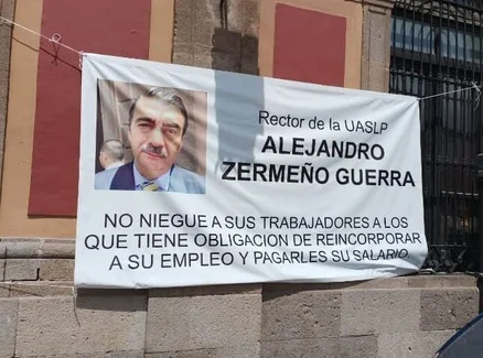 Profesor de la UASLP acusa al rector Zermeño de mentiroso y violador de derechos laborales