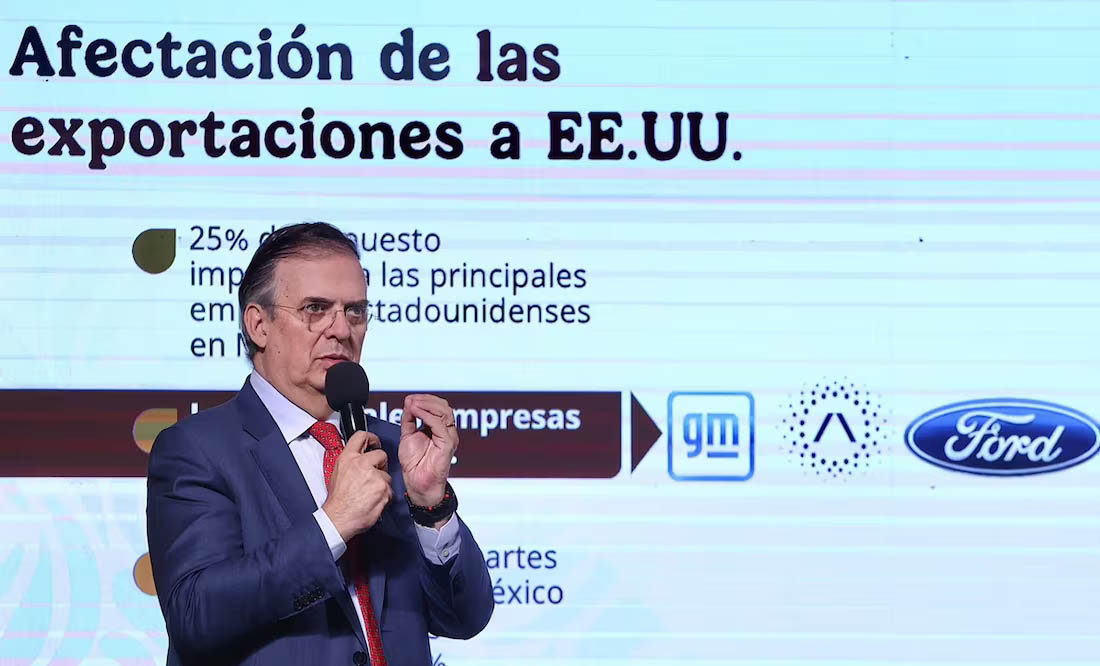 “Es un tiro en el pie”, dice Ebrard sobre las amenaza de Trump sobre subir aranceles; afectaría al sector automotriz