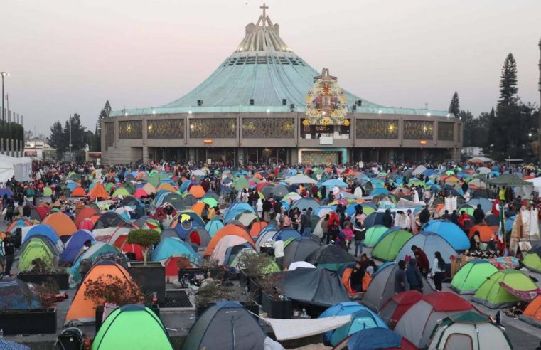 Arriban 11 millones de peregrinos a la Basílica de Guadalupe