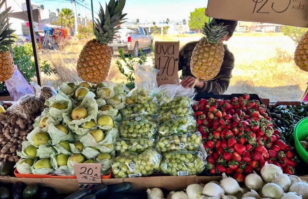 Sube precio de frutas y verduras, previo al Año Nuevo