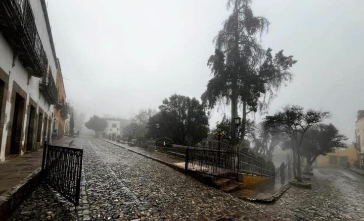 Real de Catorce peor que una congeladora. registró menos 7 grados
