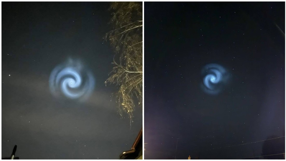 Misteriosas espirales aparecen en el cielo sobre numerosas ciudades